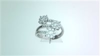 Anneau Sommer Femme Trilogy in Or blanc Diamante 0.44 Ct AN_TRILOGY - AN_TRILOGY